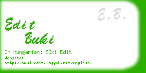 edit buki business card