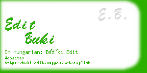 edit buki business card